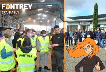 VISIT TO THE CFAI OF MABLY, a local machining training centre - FONTREY