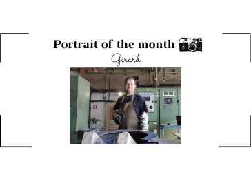 | THE PORTRAIT OF THE MONTH | - Gérard - Fusion Operator - FONTREY -cast iron foundry